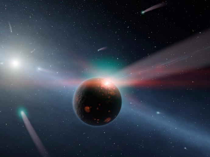  Ngôi sao với tên gọi Gliese 70 đang tiến về phía Hệ Mặt trời. Ảnh minh họa