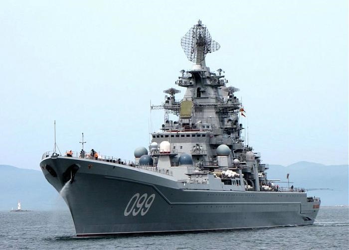 Hệ thống cảm biến trên tuần dương hạm lớp Kirov rất mạnh. Ảnh: Zing News 