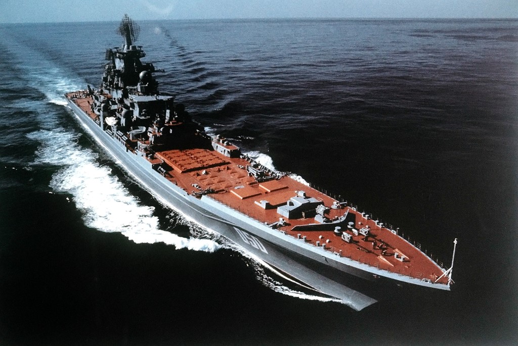  Tuần dương hạm nguyên tử lớp Kirov. Ảnh: Kiến Thức