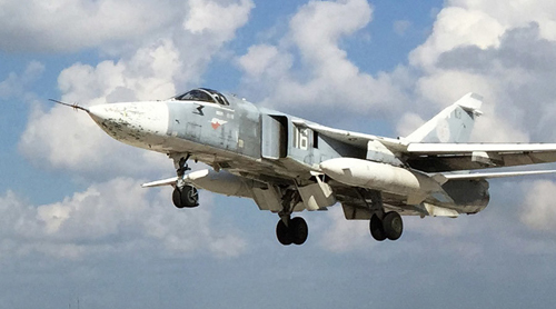 Chiếc máy bay ném bom Su-34 có thể bay với vận tốc tối đa 1.550 km/h. Ảnh: VnExpress