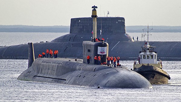  Tàu ngầm hạt nhân Dmitry Donskoy được hạ thủy vào năm 1976. Ảnh: Thanh Niên