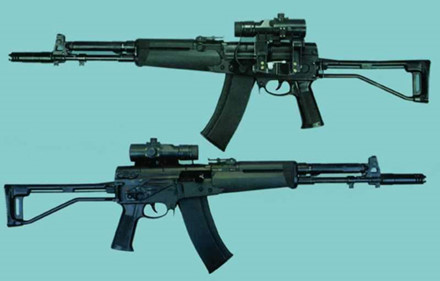 Súng trường tiến công AEK-971 có thiết kế khá hiện đại giúp khắc phục hầu hết các nhược điểm của AK-47. Ảnh: Lao Động