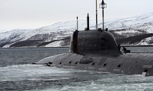 Tàu ngầm lớp Yacen của Nga. Ảnh: VnExpress