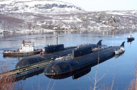 Tàu ngầm lớp Oscar có kích cỡ lớn với chiều dài 154 m. Ảnh: Đất Việt