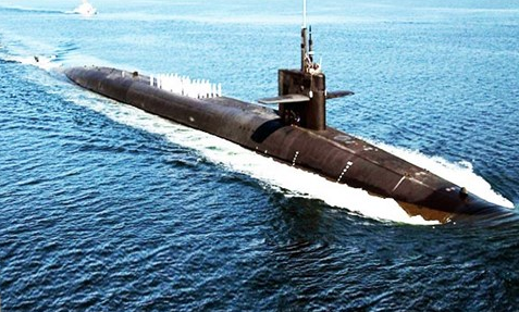  Tàu ngầm USS Ohio được coi là tàu ngầm hạt nhân đáng sợ nhất thế giới hiện nay. Ảnh: ANTĐ 