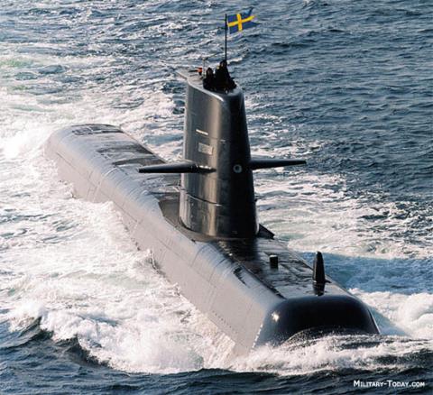 Tàu ngầm Gotland của Thụy Điển. Ảnh: Đất Việt 