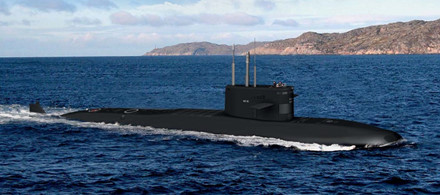 Tàu ngầm 1650 lớp Amur Nga. Ảnh: Lao Động