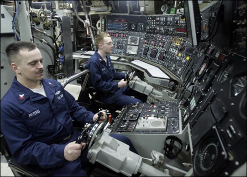 Bên trong tàu ngầm lớp Ohio được thiết kế hiện đại. Ảnh: Infonet