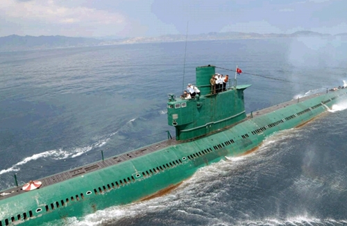 Công nghệ chế tạo tàu ngầm của Triều Tiên càng ngày càng phát triển. Ảnh: VnExpress 