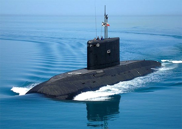 Tàu ngầm Rostov-on-Don của Nga. Ảnh: Giao thông