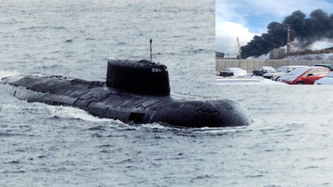 Tàu ngầm Krasnodar  thuộc lớp tàu ngầm hạt nhân tấn công Project 949 Antey. Ảnh: Kiến thức