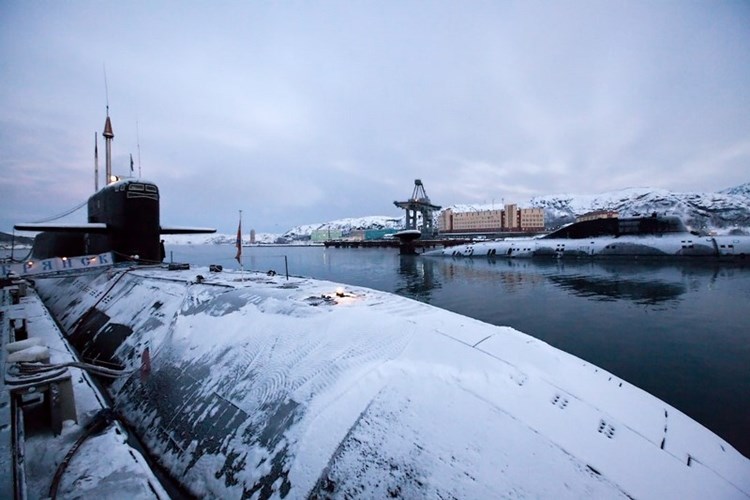 Tàu ngầm K-117 Bryansk SSBN của Nga. Ảnh: Đất Việt 