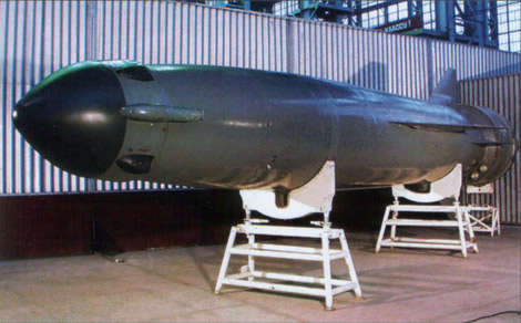  Tên lửa P-700 Granit là vũ khí chính của tàu tuần dương hạt nhân Đề án 1144 Orlan. Ảnh: Kiến Thức