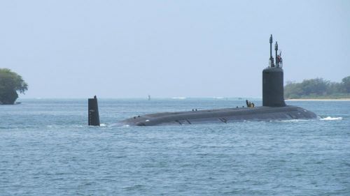  Tàu ngầm hạt nhân USS Mississippi có lượng choán nước: 7.835 tấn. Ảnh: VnExpress