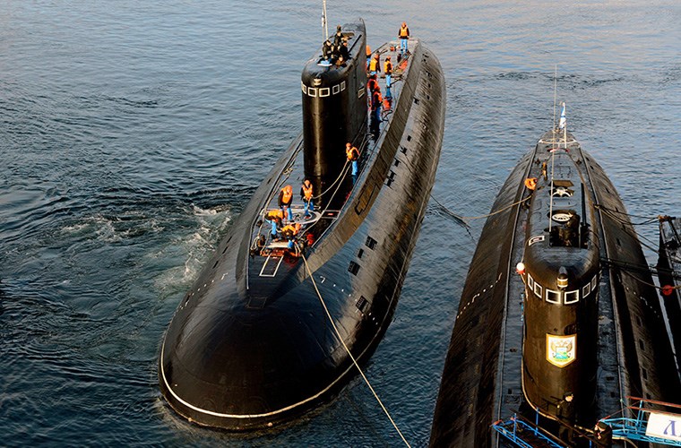 Tàu ngầm Kaluga Nga. Ảnh: Kiến Thức