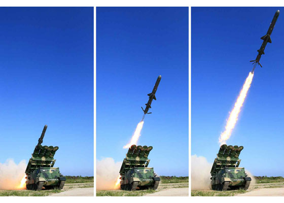 Tên lửa Triều Tiên khai hỏa. Ảnh: VietNamNet 