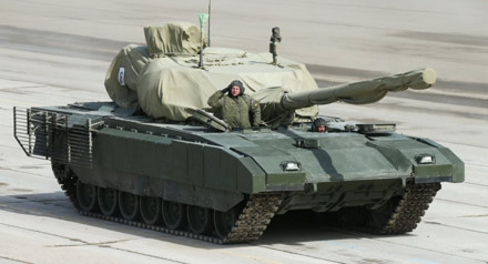 Xe tăng Armata sẽ được sản xuất hàng loạt vào năm 2019. Ảnh: Lao động 