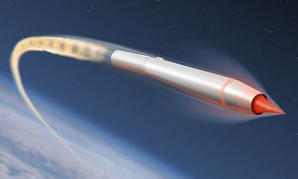 Tên lửa X-51A WaveRider Mỹ dùng công nghệ động cơ phản lực dòng thẳng đứng. Ảnh minh họa