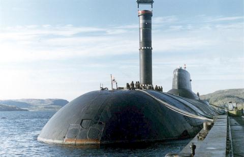 Tàu ngầm Dmitri Donskoy là vũ khí uy lực của Nga. Ảnh: Đất Việt 