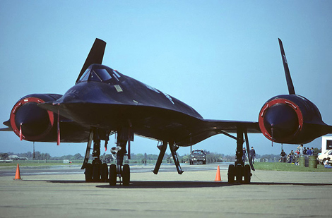 Máy bay trinh sát cơ SR-71 Blackbird . Ảnh: Đất Việt  