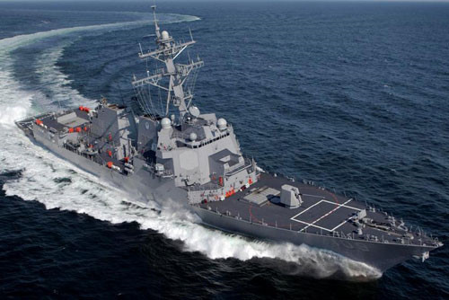 Chiến hạm USS Arleigh Burke là lớp tàu khu trục mang tên lửa dẫn đường (DDG). Ảnh: Thanh niên 