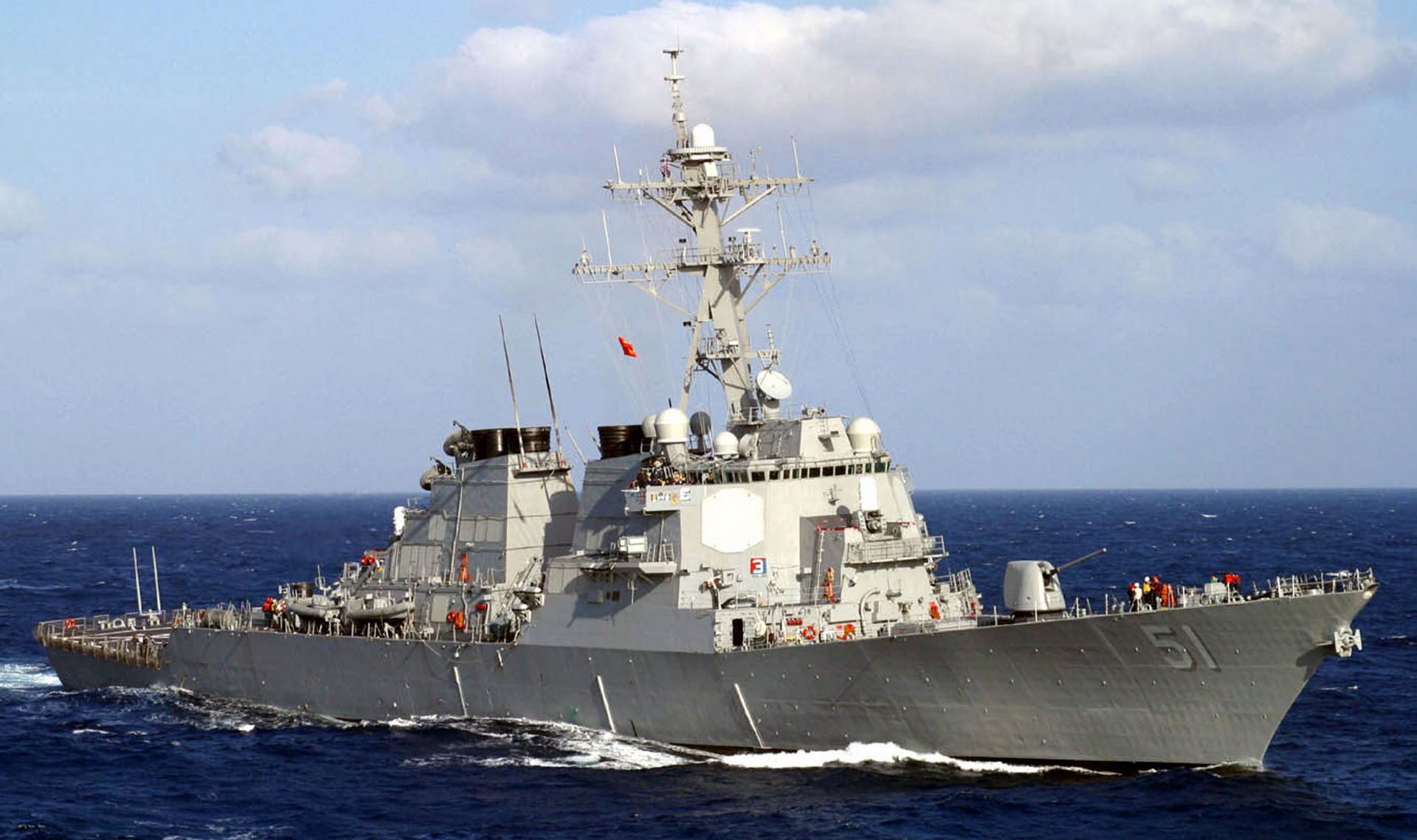 Chiến hạm USS Arleigh Burke Mỹ. Ảnh: VnExpress