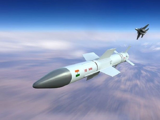  Tên lửa Astra Mark-1 của Ấn Độ. Ảnh: ANTĐ