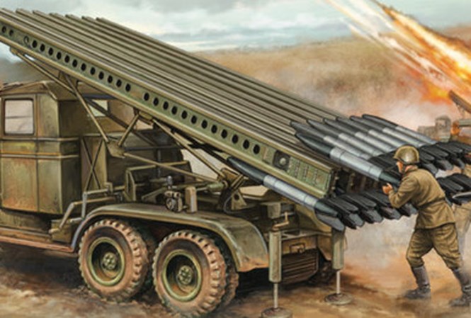 Pháo phản lực Katyusha được coi là một vũ khí uy lực nhất trong Chiến tranh thế giới thứ 2 của Nga. Ảnh: VOV 