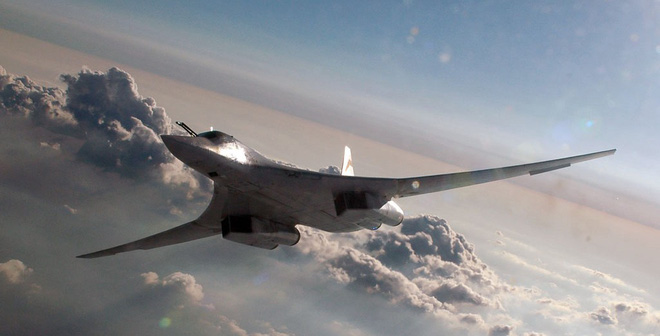  Máy bay ném bom Tupolev-160M2. Ảnh: Đại Lộ