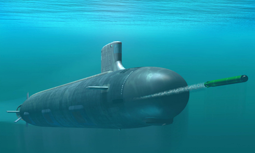  Tàu ngầm USS Washington là một trong số những tàu ngầm hiện đại nhất trên thế giới về công nghệ. ẢNh: TTXVN