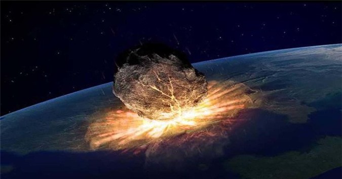  Trái đất đang gặp nguy vì một tiểu hành tinh sẽ có thể đâm trúng vào năm 2079. Ảnh minh họa