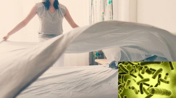  Bạn sẽ có nguy cơ mắc bệnh nguy hiểm nếu gấp chăn màn ngay sau khi ngủ dạy. Ảnh minh họa