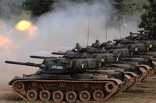  Tăng M60A3 khai hỏa diệt gọn mục tiêu. Ảnh: Kiến thức