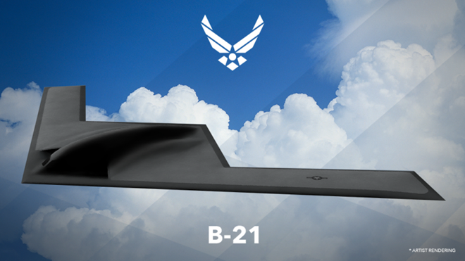  Máy bay ném bom B-21. Ảnh: Zing News