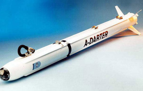 Tên lửa  A-Darter của Iran. Ảnh: Bee