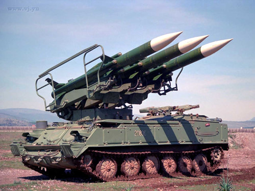 Tổ hợp tên lửa phòng không 2K12 Kub của Nga. Ảnh: Kiến thức 