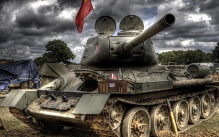 Xe tăng T-34 huyền thoại một thời của Nga. Ảnh: Kiến thức 