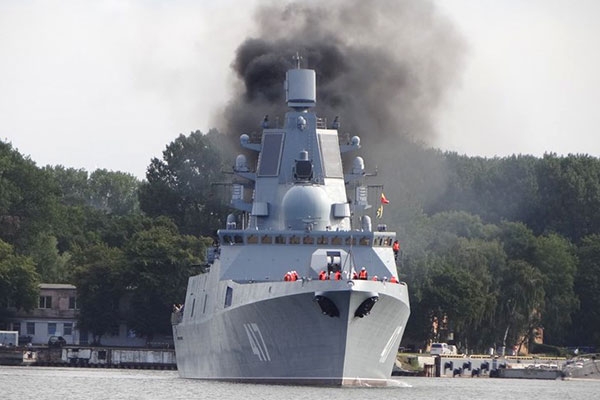  Khinh hạm tên lửa Admiral Gorshkov của Nga. Ảnh: Giao thông