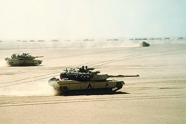  Xe tăng M1 Abrams của Mỹ được trang bị hệ thống tối tân. Ảnh: Lao động