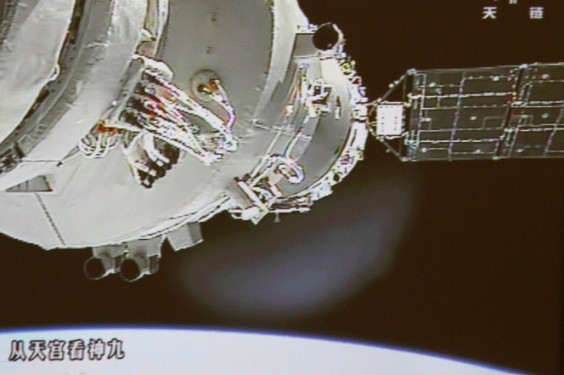  Trạm vũ trụ thiên cung 1 của Trung Quốc bị mất kiểm soát và đang rơi tự do. Ảnh: TTXVN