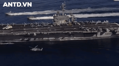 Tàu sân bay USS Carl Vinson của Mỹ. Ảnh: ANTĐ