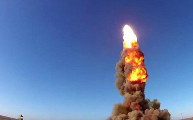  Tên lửa đánh chặn PRS-1M khai hỏa. Ảnh: Trí thức trẻ