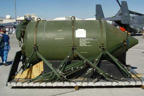  Bom hạt nhân BLU-82/B của Mỹ. Ảnh: Kiến thức