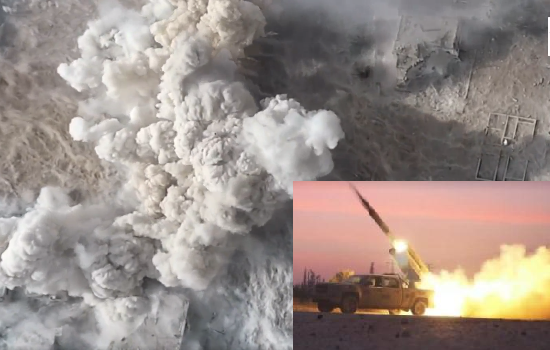 Syria dùng tên lửa Golan-300 tiêu diệt phiến quân IS.