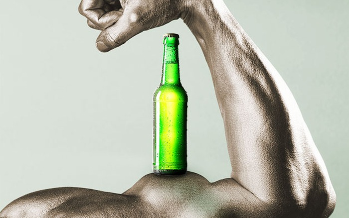  Uống bia sau khi tập thể dục cực kỳ có hại cần tránh. Ảnh minh họa