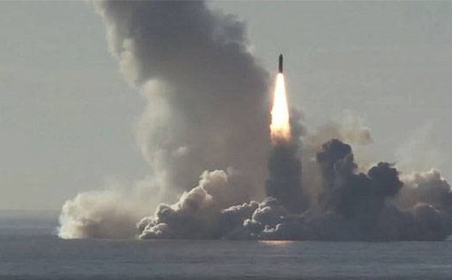 Tên lửa Bulava của Nga được đưa vào trực chiến. Ảnh: ANTĐ 
