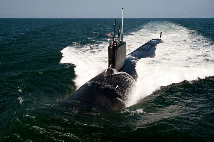 Tàu ngầm hạt nhân mới nhất của Mỹ. Ảnh: Kiến thức 