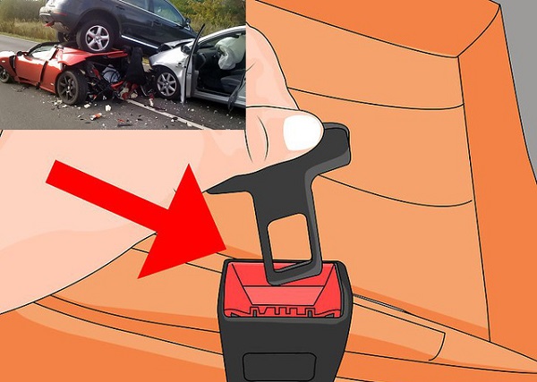 Quá nguy hiểm nếu dùng chốt giả dây an toàn xe ô tô