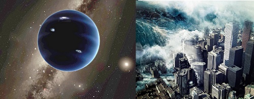  Một khi hành tinh Nibiru xuất hiện toàn bộ sự sống trên Trái đất sẽ bị hủy diệt bởi cơn sóng thần 1.200km/h càn quét