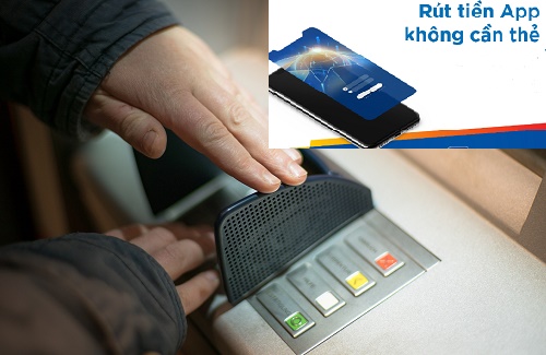  Rút tiền tại ATM không cần thẻ khá đơn giản, tiện lợi bằng tính năng sử dụng mã số bí mật